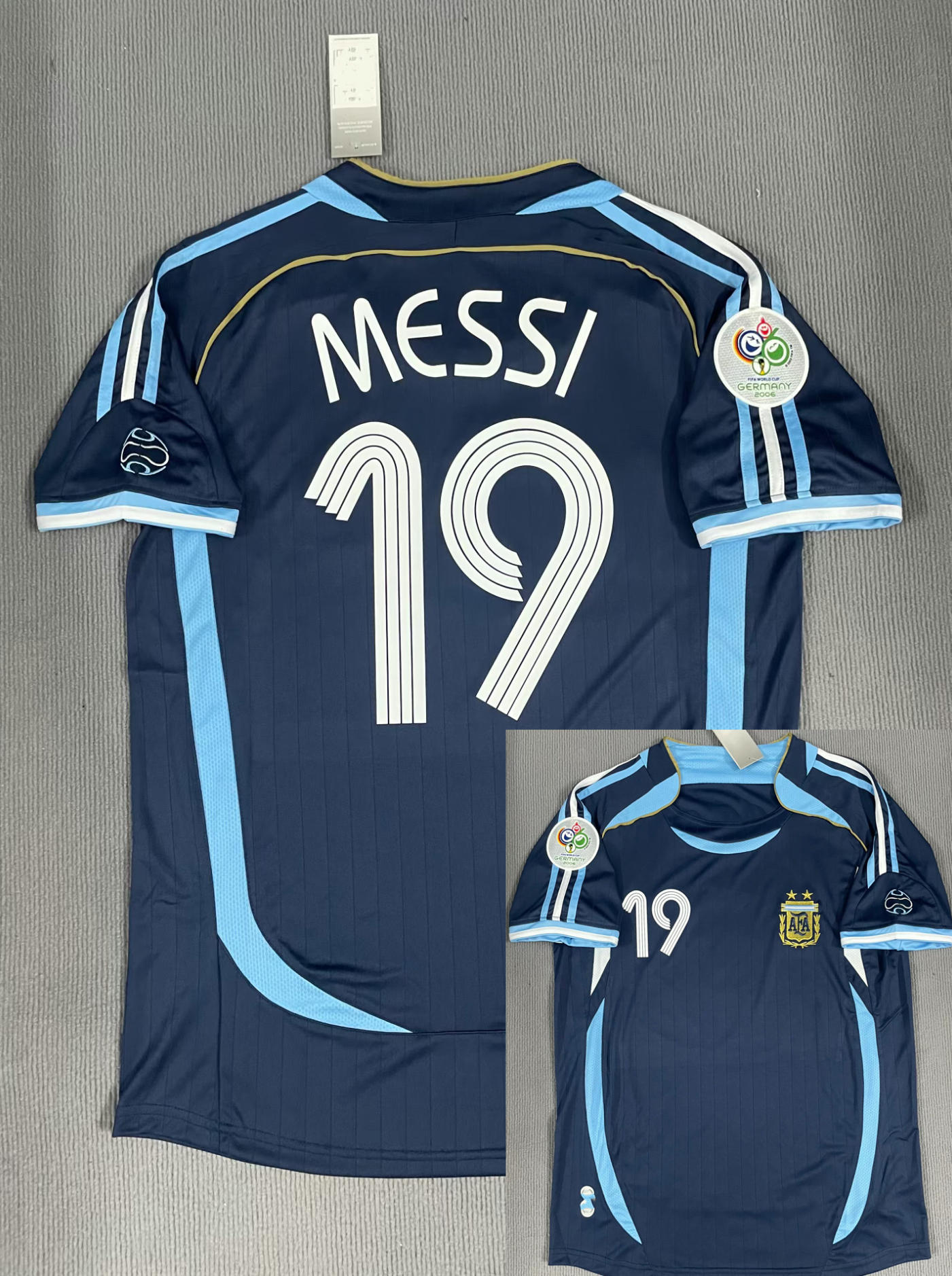 レトロなサッカー服の人気タイプのAC/22番カード80番のロマン聯紅魔ベッカム源メーカー