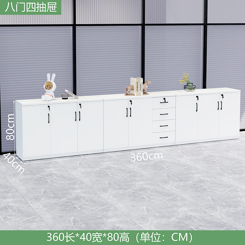 オフィス収納引き出しキャビネット、フロアファイルキャビネット、木製ファイルキャビネット、ローキャビネット、スライド式収納キャビネット