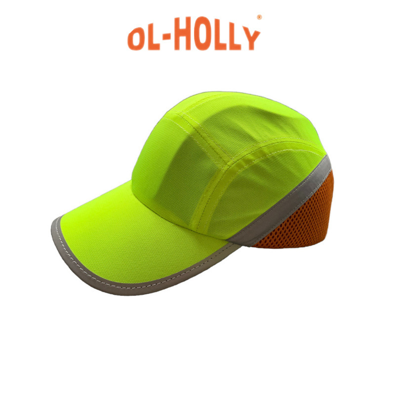 车间轻型反光条防撞帽 内胆头壳EN812认证防护帽 轻便型安全帽