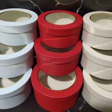 圆盒透明开窗鲜花包装盒 情人节生日礼物玫瑰花香皂花礼盒批发