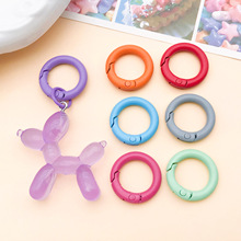 20mm��ɫ����п�Ͻ𵯻�Ȧ���а�����׹СԲ�ҿ��ֹ�diy��Ʒ���