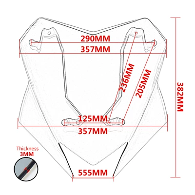 Modified Motorcycle Front — Motorcycle front windshield