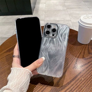 闪粉羽纱壳适用iphone16手机壳苹果15保护套14镜头膜13pro硬壳12