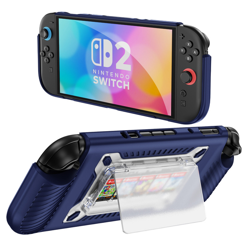 国境を越えた卸売スイッチ保護ケース任天堂コンソールスタンド分割ハンドルシェルスイッチ 2 保護ケース|undefined