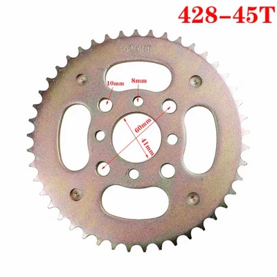 go-kart speed-up modification, gear | Dəbilqə (Kaska) aksesuarları - 428-45-teeth-41mm-inner-diameter-60mm-hole-spacing