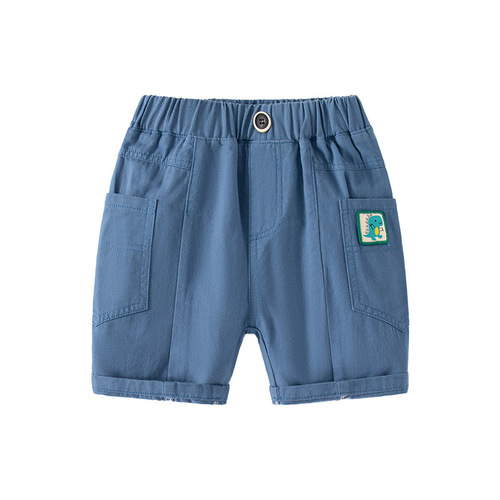 Modern casual style cotton cartoon pattern soft shorts, fashionable boys outdoor mid-waist casual pants