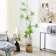 北歐ins風仿真綠植百合竹大型裝飾植物盆栽室內客廳落地假樹擺件