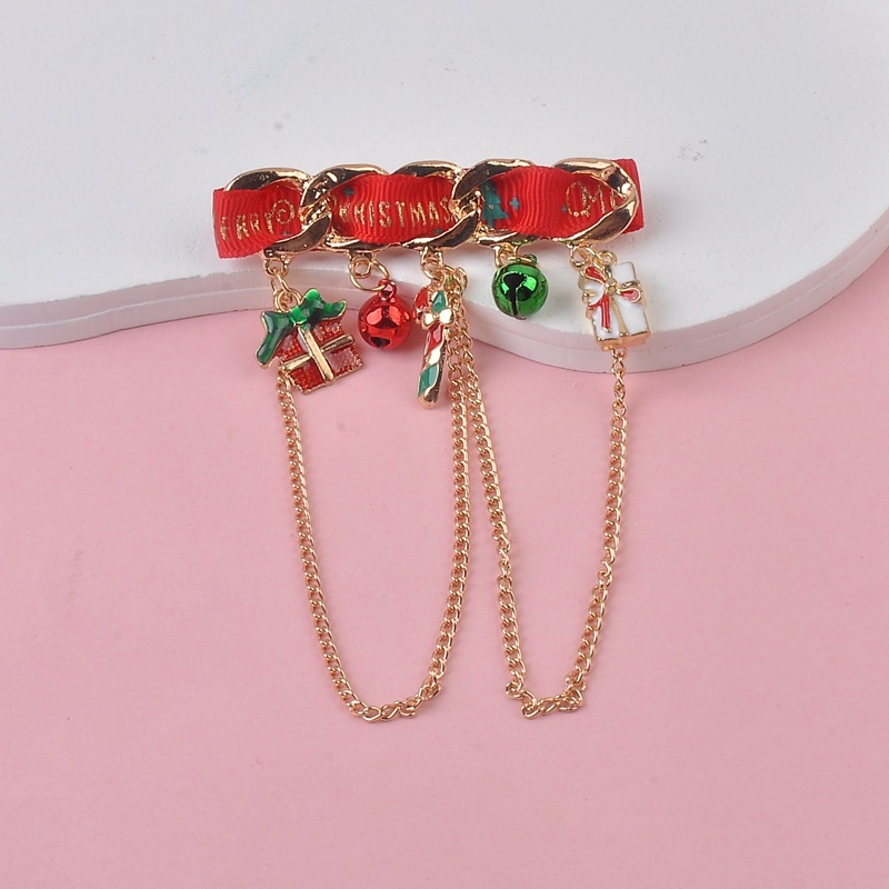 두꺼운 체인 레드