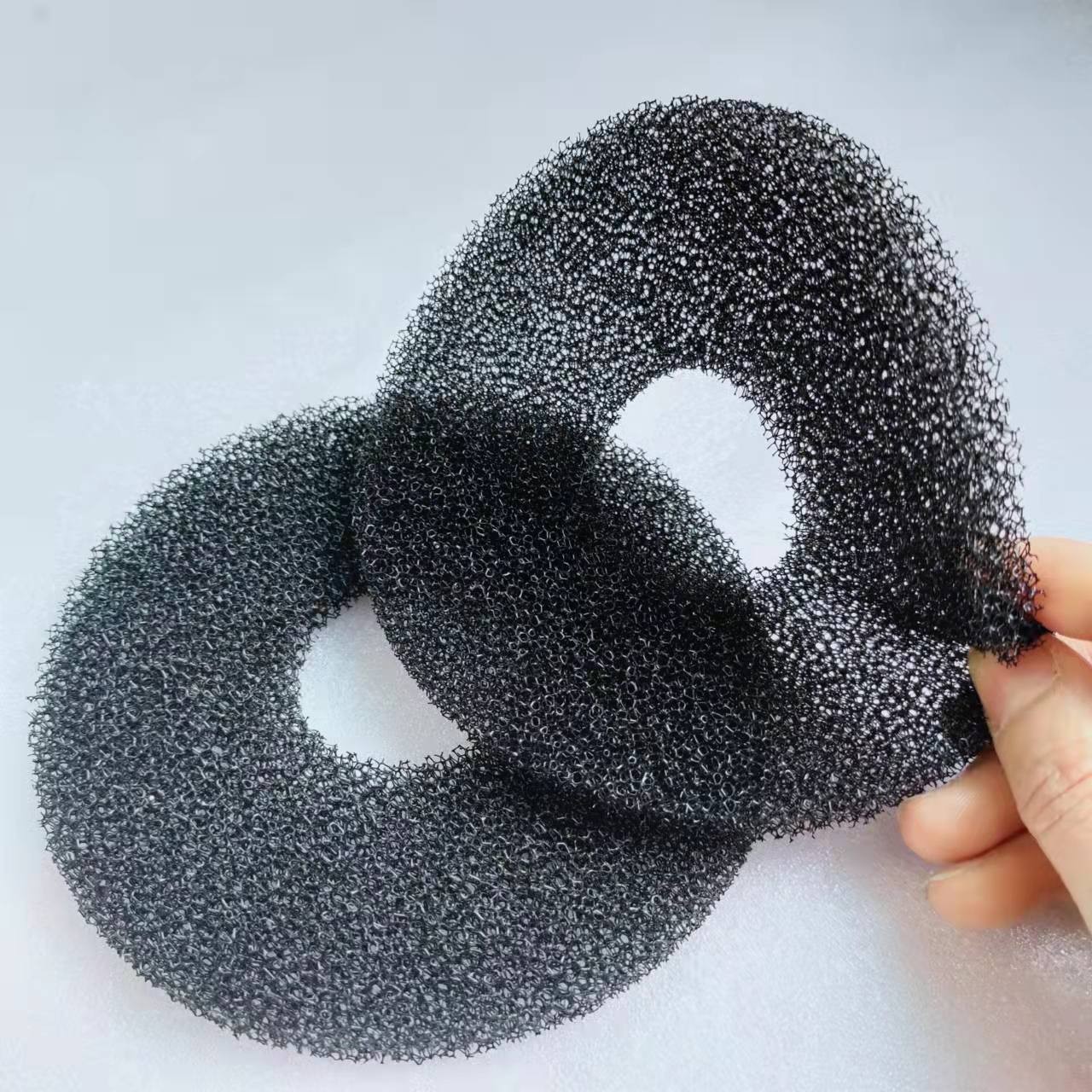 工厂定制 粗孔过滤海绵滤材洗衣机水过滤处理杂物过滤海绵滤芯