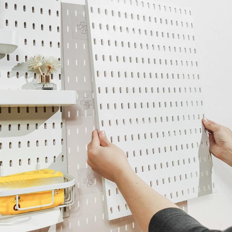 Extra large hole plate self-adhesive without punching rack kitchen…