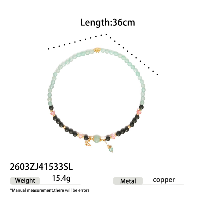 Nuevo estilo chino doble capa usando amatista cristal blanco ojo de tigre piedra verde fresa cristal de piedra natural pulsera de cuentas pulsera mujer