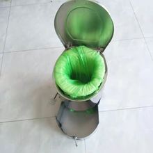 跨境不锈钢集器 无须冲水自动打包 集便器 避难酮室矿用集便器