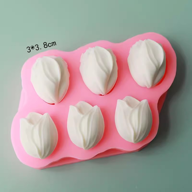 Decoración de pastel del día del maestro en línea de color red raspador flor molde de silicona amor tarjeta en forma de corazón horneado inserto