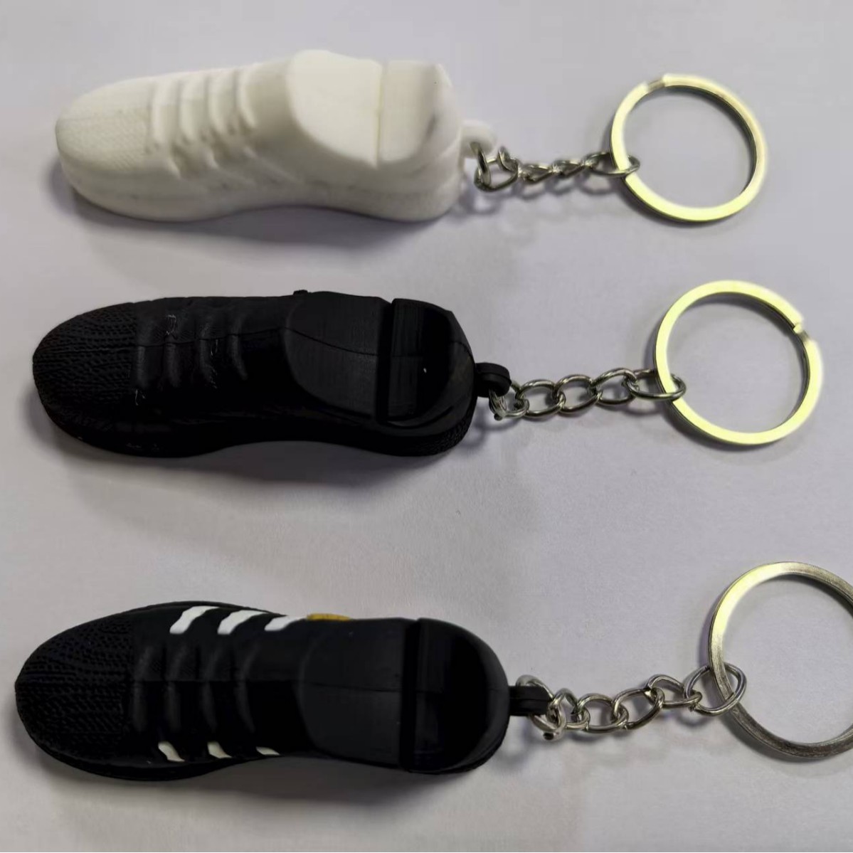 Mini zapato modelo llavero Fuerza Aérea 1 3D llavero bolso accesorios colgante llavero