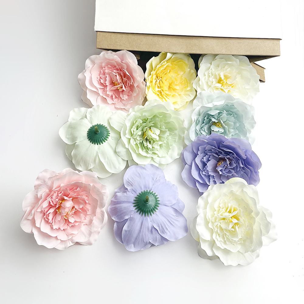 Simulación de flores de peonía estilo Tang estilo europeo Han vestido de boda decor de flores de pinzas estilo antiguo tocado camellia accesorios de fotografía diy