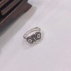 Retro cute small ring suitable for men and women, wholesale, silver 925 sample