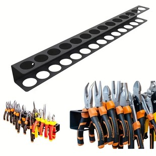 Iron Wall Mounted Tool Storage Rack Hammer Holder Screwdriver Electric Drill Bit Display Bracket
