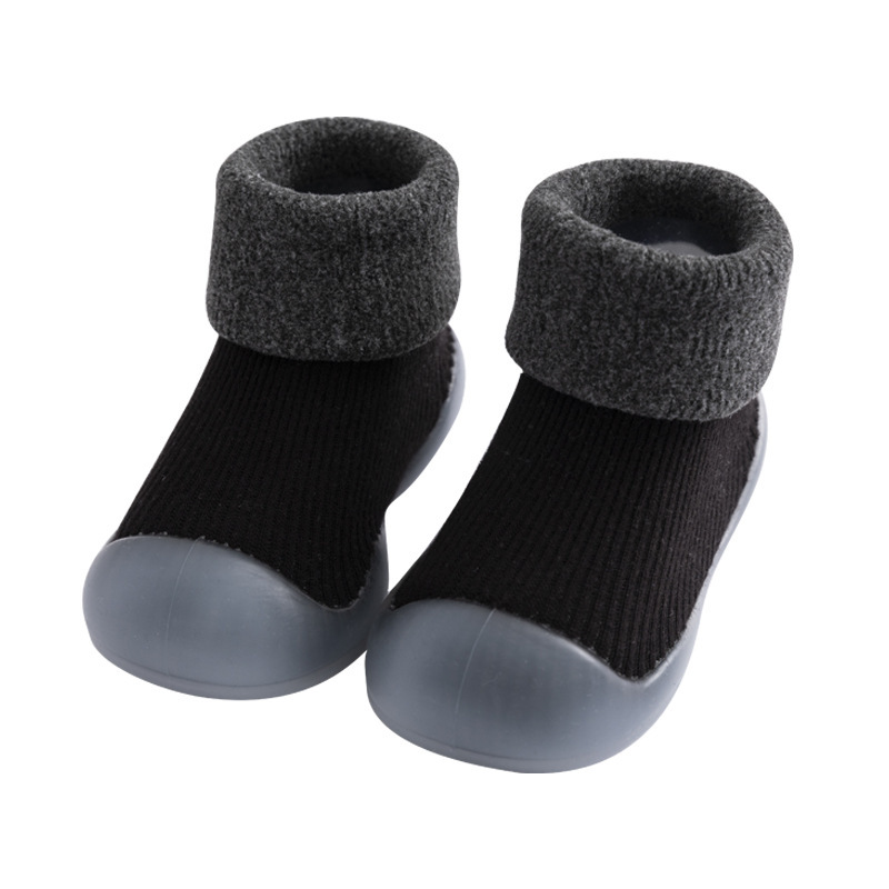 Otoño y invierno para bebés zapatos para niños con suela suave antideslizante para el hogar zapatos de interior impermeables calcetines de piso para bebés