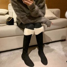 【大姐姐同款】葡萄妈Studiolee高筒靴女冬季新款加绒长筒靴