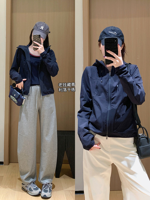鸟家同面料夹克！轻防泼水立裁人鱼分割线连帽外套早秋新G092407|undefined