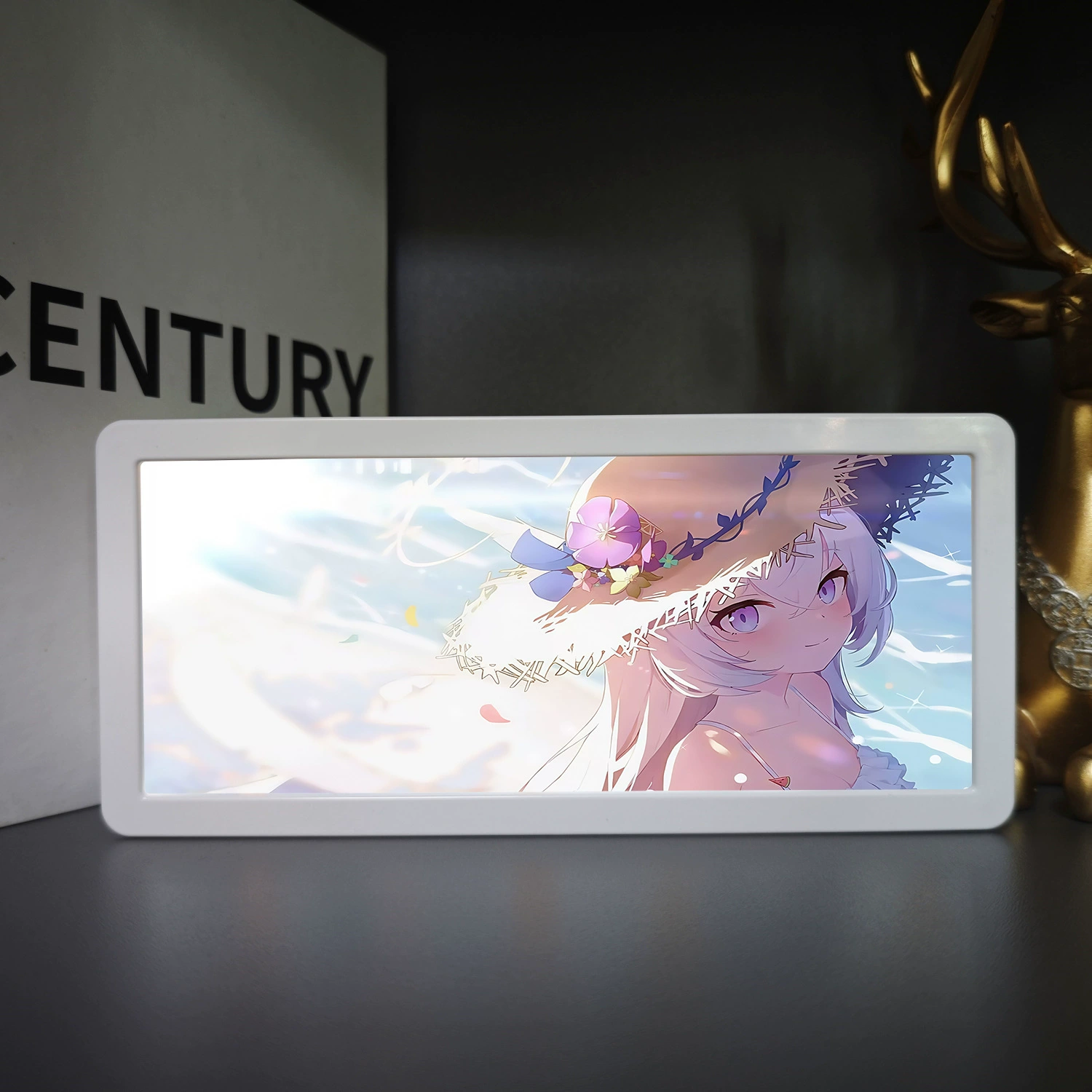 Rectangular lamp, night light for bed, Birthday gift