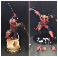 X戦警Deadpool二代の死侍が走っています。