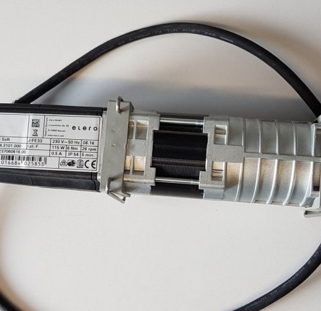 elero Junior 1S SN:110006812安全锁ELERO执行器 管状电机M6-868