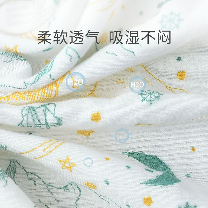 Baby Sleeping Bag Summer Thin Baby Pure Cotton Gauze Sleeveless Vest Sleeping Clothes Anti-Kick Kidsren's Anti-Kick Quilt E18