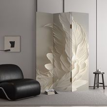 美式简约屏风隔断移动折叠客厅入户酒店装饰背景墙小户型家用玄关