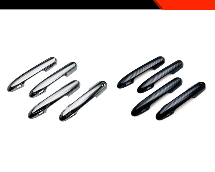 Suitable for Toyota 23 CROWN modified door handle electroplating decorative bright strip CROWN special handle protective cover