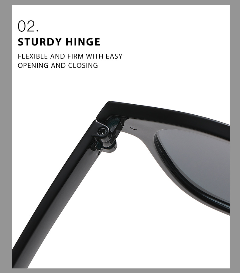 New European And American Retro Round Frame Rice Nail Sunglasses For Men Popular Sunglasses Trendy UV Resistant Sunglasses_voghion.com