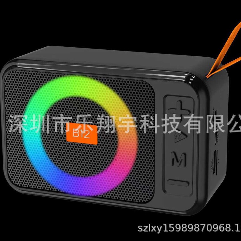 B12 新ホット販売プライベートモデルワイヤレス Bluetooth スピーカーポータブル雰囲気ライトミニ Bluetooth スピーカーギフトオーディオ|undefined