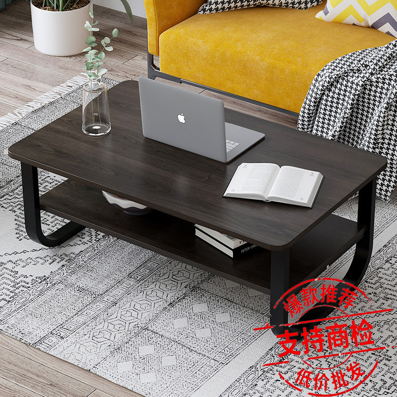 Mesa de centro al por mayor para sala de estar pequeña, mesa de té, mesa pequeña para balcón, mesa de centro pequeña, mesa cuadrada pequeña moderna, sencilla y creativa
