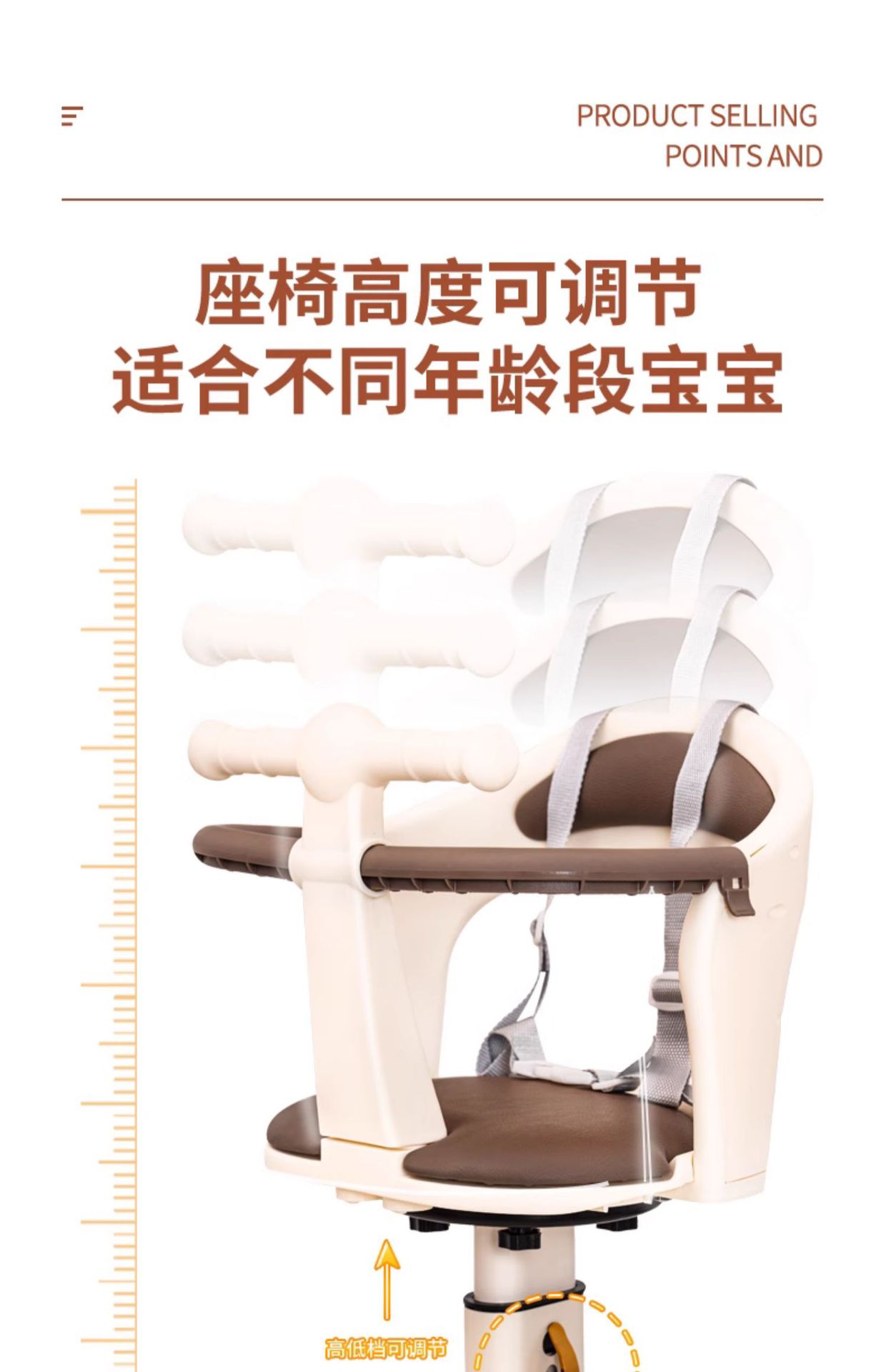 Electric Car Child Seat Front-Mounted Baby Electric Bike Infant Safety Seat Motorcycle Child Yadi Wholesale