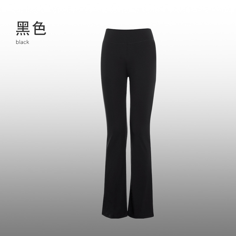 Ropa de yoga para adultos, traje deportivo, deportes delgados para mujeres, ropa de baile al aire libre, top, pantalones acampanados elásticos altos