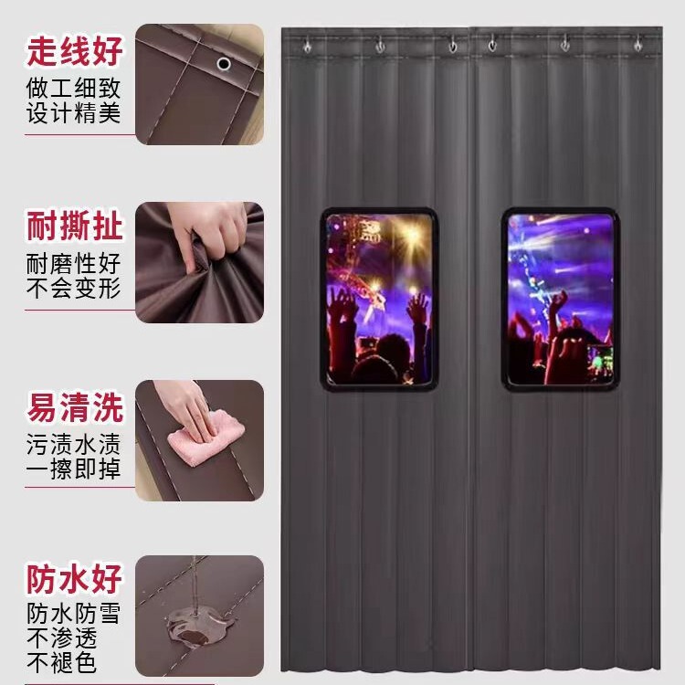 Factory cotton door supermarket shopping mall factory available garage cold storage moisture-proof winter thickened cotton door curtain sound insulation noise reduction