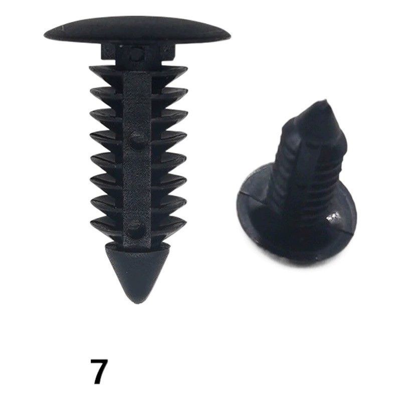 Универсальная автомобильная застежка с колючими заклепками, защелка в форме елки для внутренней панели багажника, нейлоновый уплотнительный зажим.