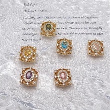 14K����ɫ�ʯ�U�շ���DIY������Ʒ������鴮��