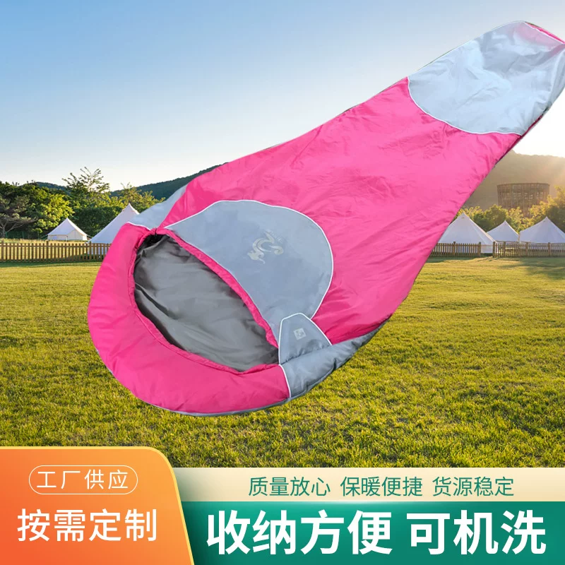 Keep warm travel sleeping bag for adults for camping
