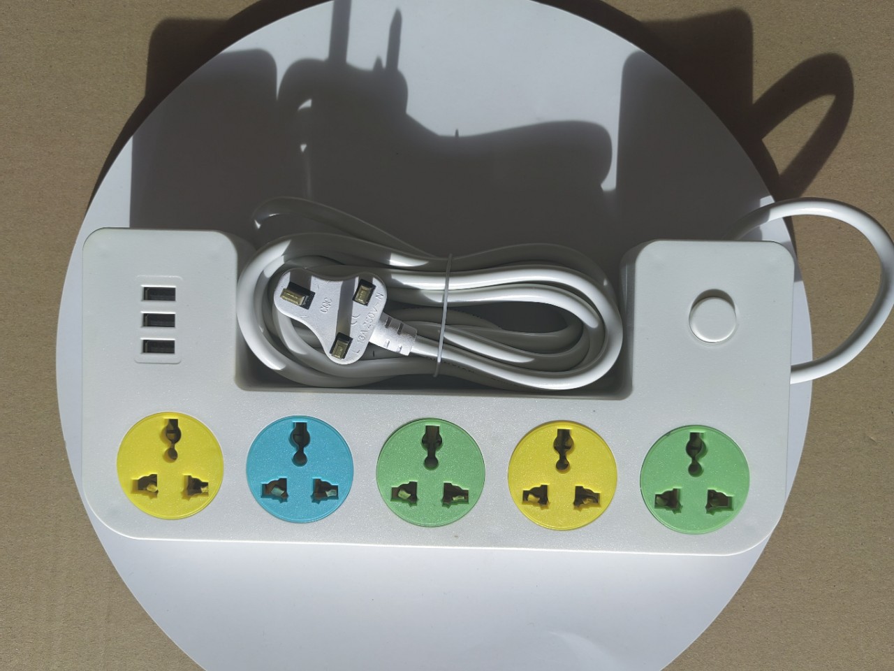 Regleta de Enchufes para Comercio Transfronterizo, Regleta de Enchufes Múltiples al por Mayor, Cable de Extensión con Múltiples Tomas de Corriente, Adaptador de Regleta de Enchufes USB