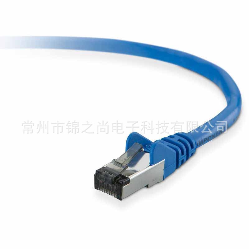 千兆网线CAT6A CAT7网络跳线福禄克测试FLUKE网线千兆屏蔽以太网