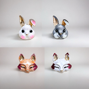 Explosions Dripping Oil Rabbit Fox Cat Head Without C Buckle DIY Hair Accessories Material Shoes Clothing Bag Glasses Case Alloy Accessories