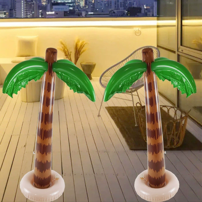 В наличии Горячая продажа ПВХ надувная Кокосовая пальма надувная имитация растения выдувание кокосовой пальмы сценическое платье Детская игрушка