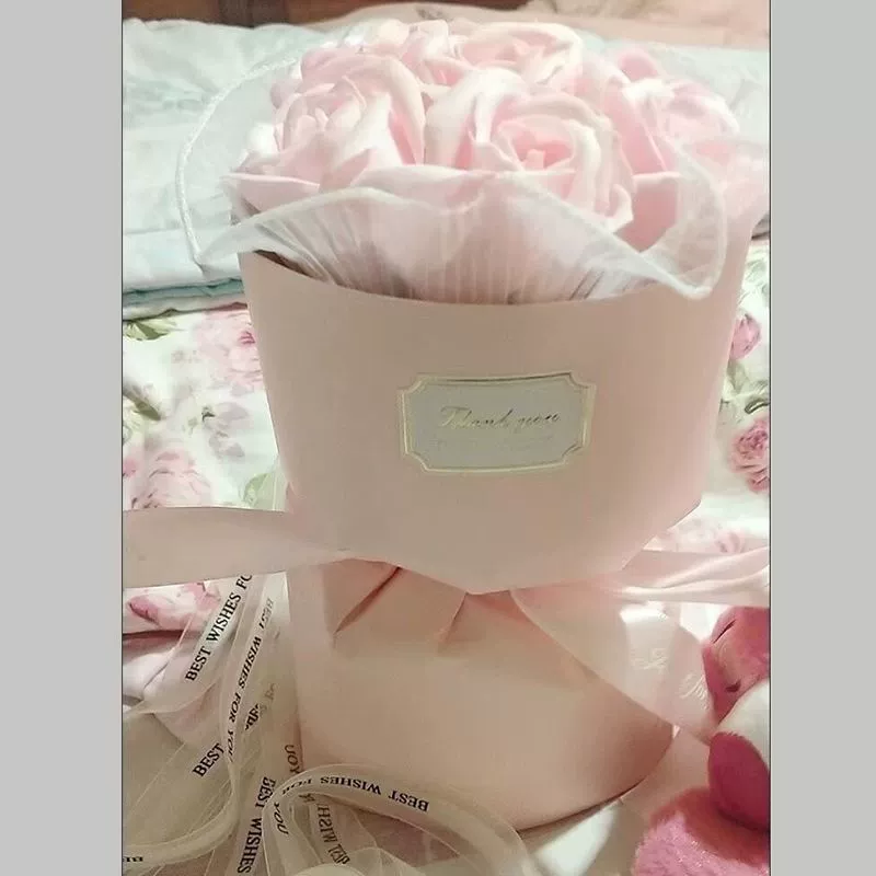Рождественское мыло с розой для подруги, подарок на день рождения, в стиле Chanel