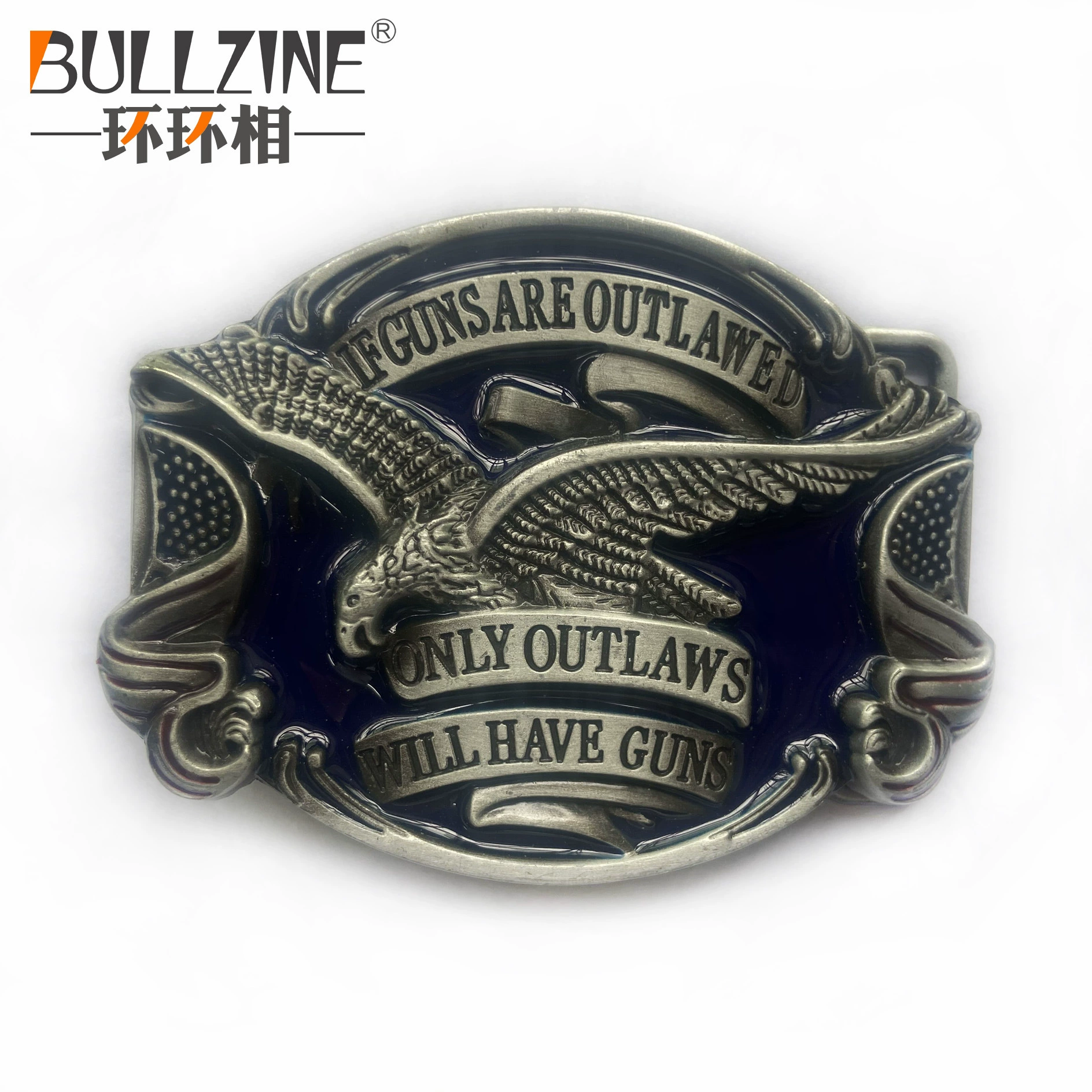 Ремень BULLZINE из металла, ретро-дьюмовая пряжка для отдыха, прямая продажа с завода