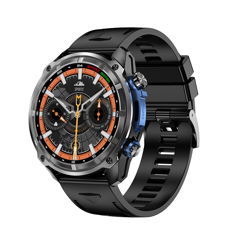 Dt G1 Cross-Border New Smart Watch Built-In Gps Flashlight Heart Rate Blood Oxygen Multi-Sport Smart Watch