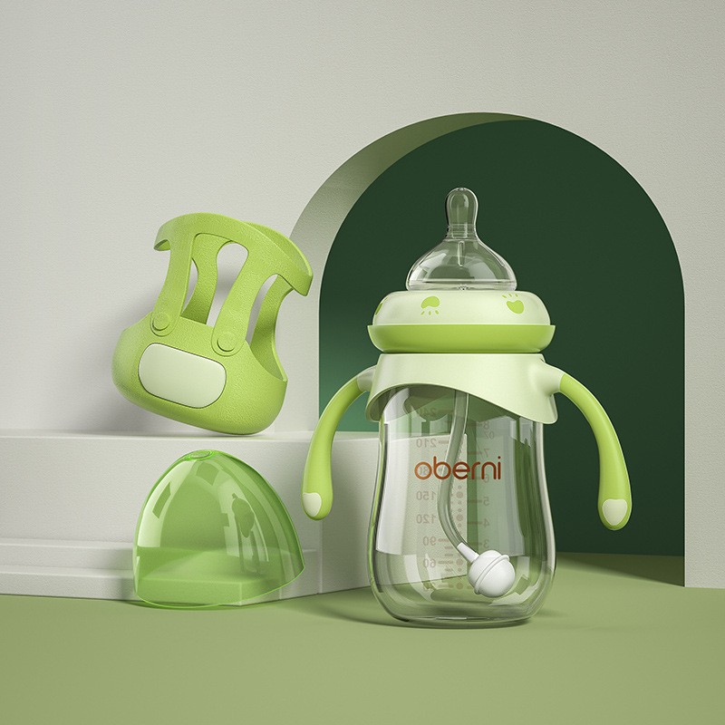 Biberón de Vidrio de Boca Ancha 240ml de Vidrio de Borosilicato