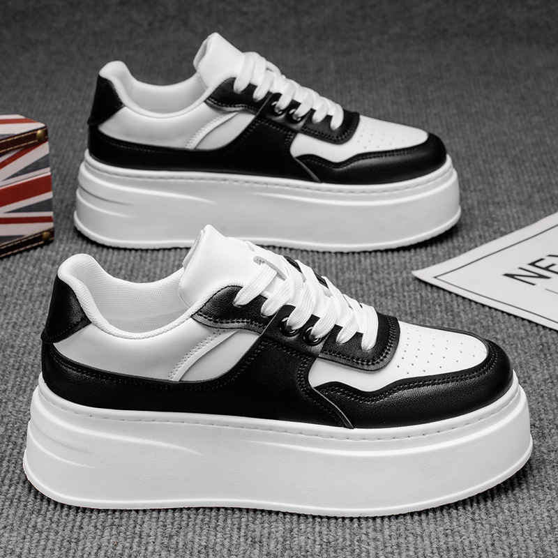 Spring New White Shoes Men's Shoes Widened Sports and Leisure Sneakers Summer Men's and Women's Thick Soles Spring New White Shoes Men's Shoes Widened Sports and Leisure Sneakers Summer Men's and Women's Thick Soles
