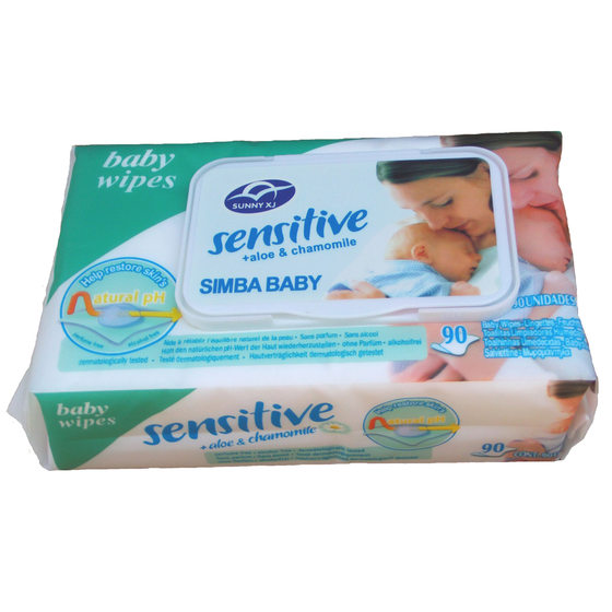 Wholesale European English Baby Wet Wipes 90 Pieces with Lid Newborn Baby Wet Wipes Factory Outlet