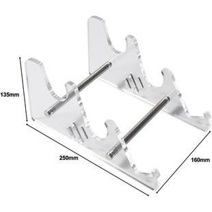 Cross-Border Hot Selling Transparent Acrylic Detachable Keyboard Stand Desktop Storage Heightening Computer Keyboard Tray Stand